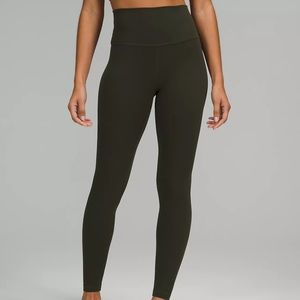 Dark Olive Lululemon Align Leggings 25”